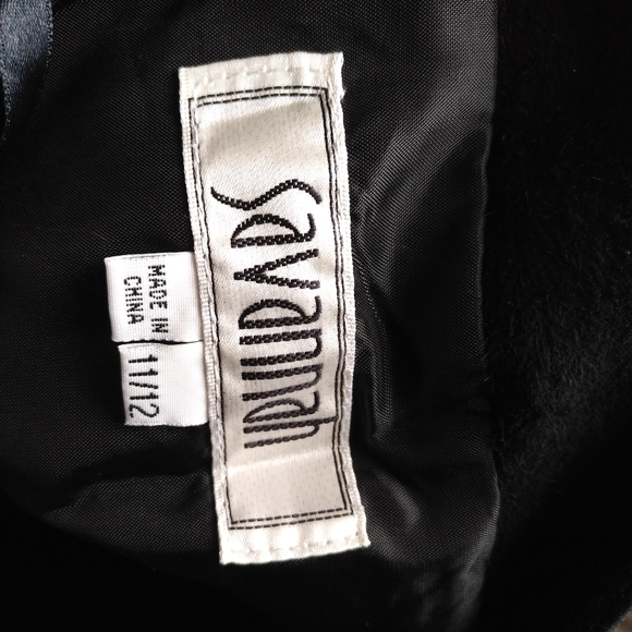 Vintage 80s Savannah Black Genuine Suede Pencil Skirt - Picture 2 of 7